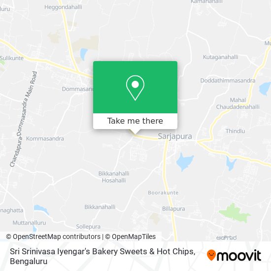 Sri Srinivasa Iyengar's Bakery Sweets & Hot Chips map