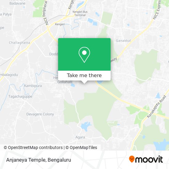 Anjaneya Temple map