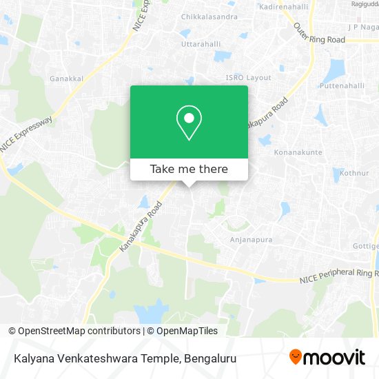 Kalyana Venkateshwara Temple map