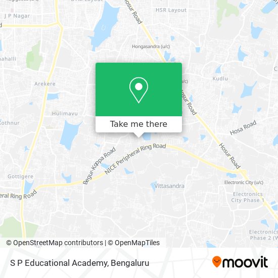 S P Educational Academy map