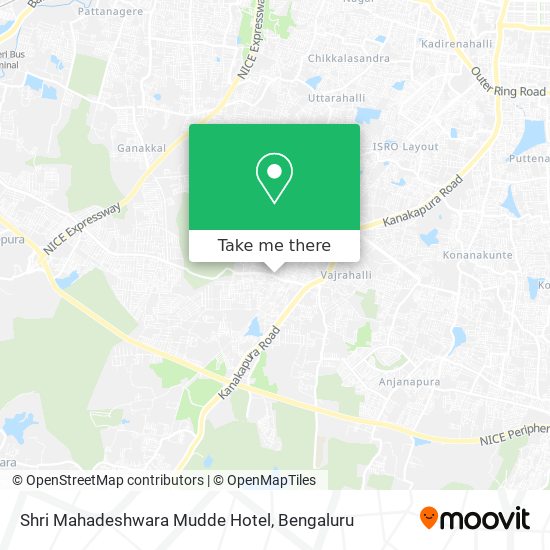 Shri Mahadeshwara Mudde Hotel map