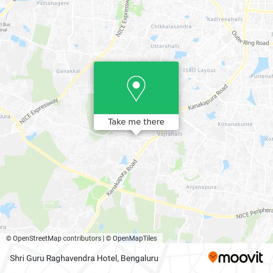 Shri Guru Raghavendra Hotel map