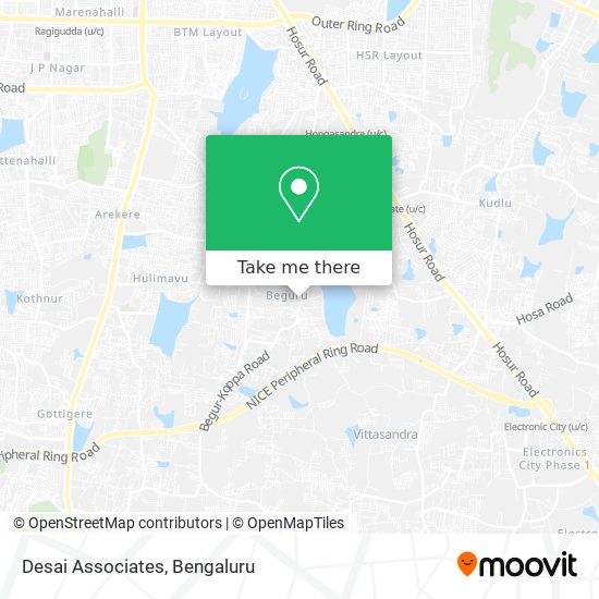 Desai Associates map