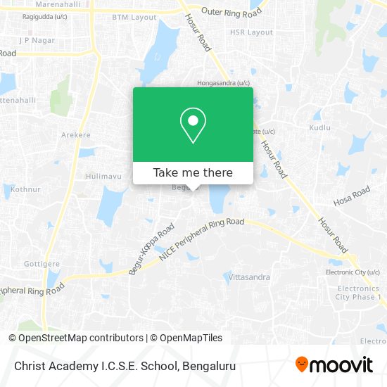 Christ Academy I.C.S.E. School map