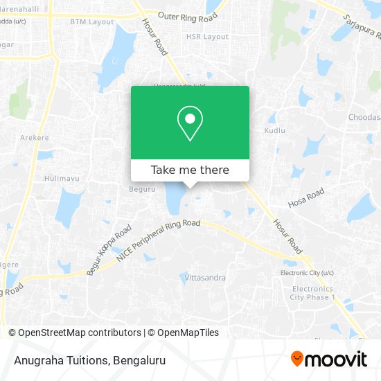 Anugraha Tuitions map