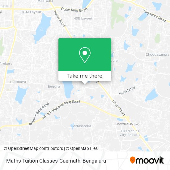 Maths Tuition Classes-Cuemath map