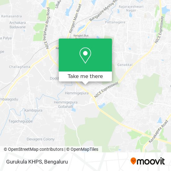 Gurukula KHPS map