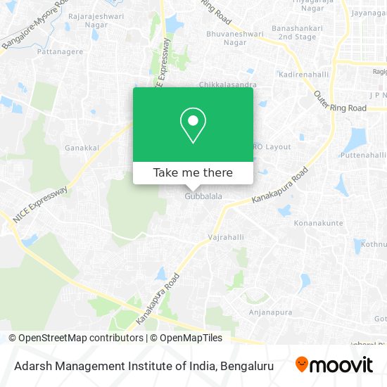 Adarsh Management Institute of India map