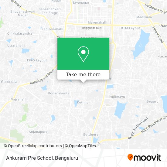 Ankuram Pre School map