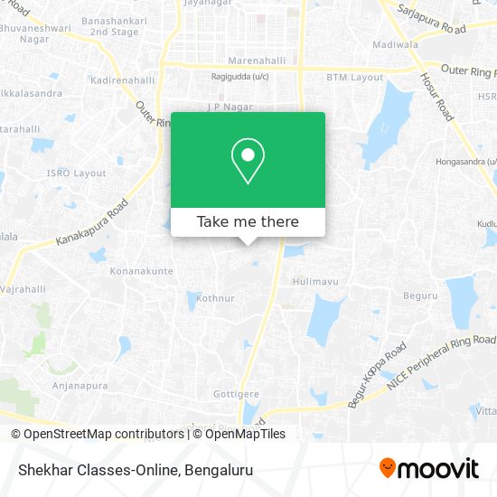 Shekhar Classes-Online map