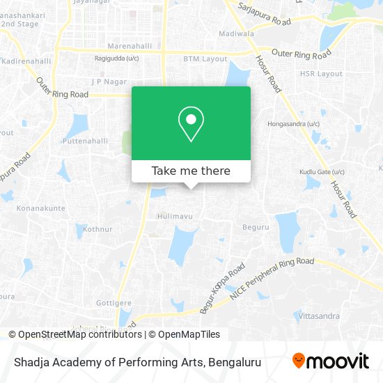 Shadja Academy of Performing Arts map