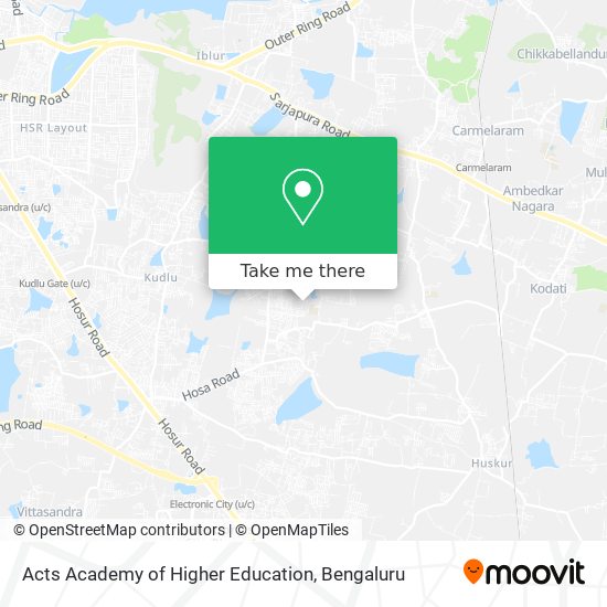 Acts Academy of Higher Education map