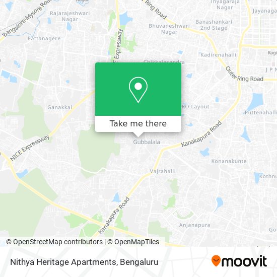 Nithya Heritage Apartments map