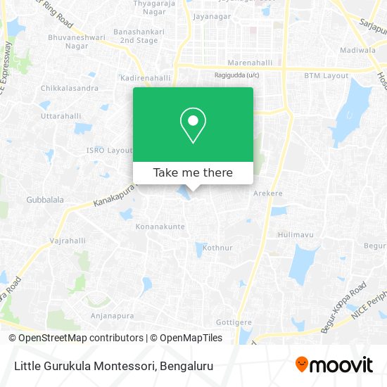 Little Gurukula Montessori map