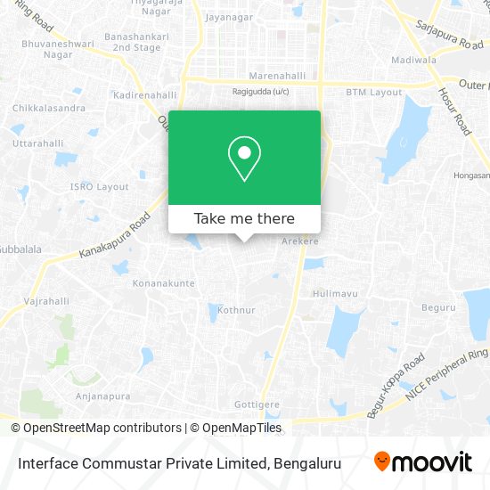 Interface Commustar Private Limited map