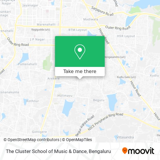 The Cluster School of Music & Dance map