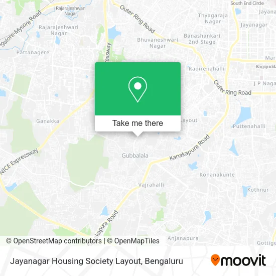Jayanagar Housing Society Layout map
