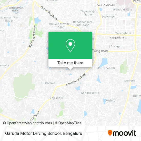 Garuda Motor Driving School map