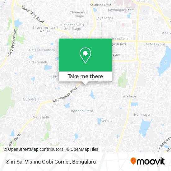 Shri Sai Vishnu Gobi Corner map