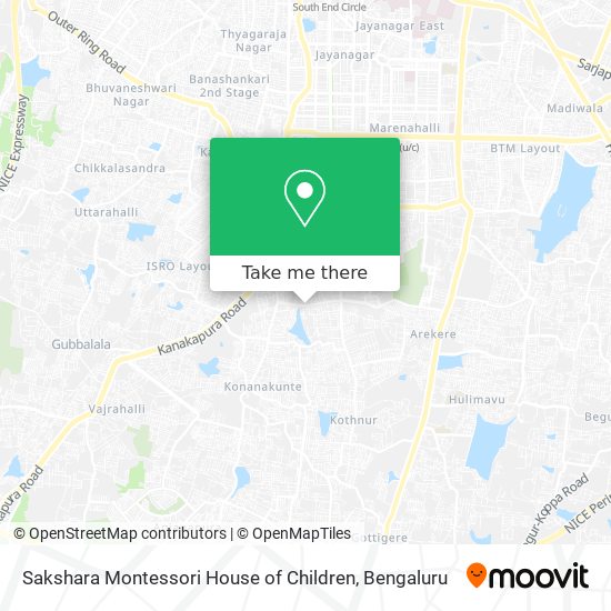 Sakshara Montessori House of Children map