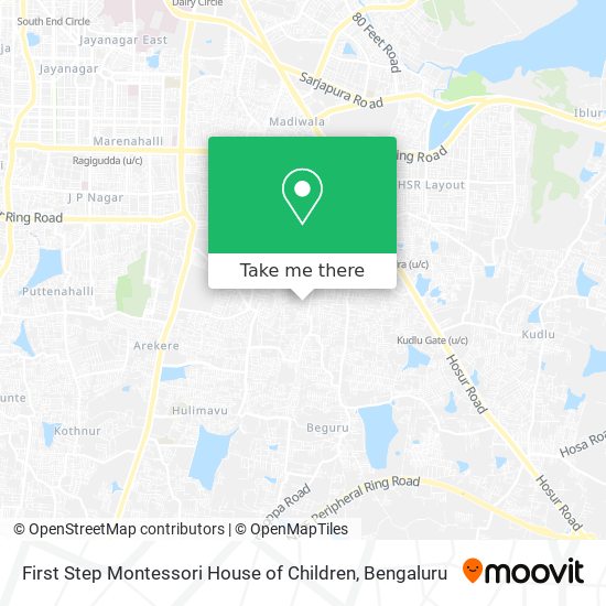 First Step Montessori House of Children map