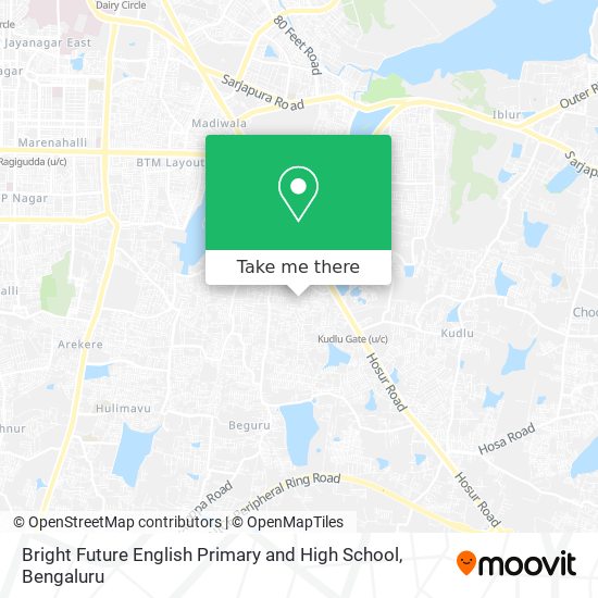 Bright Future English Primary and High School map