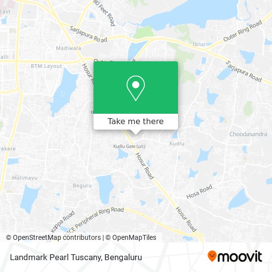 Landmark Pearl Tuscany map