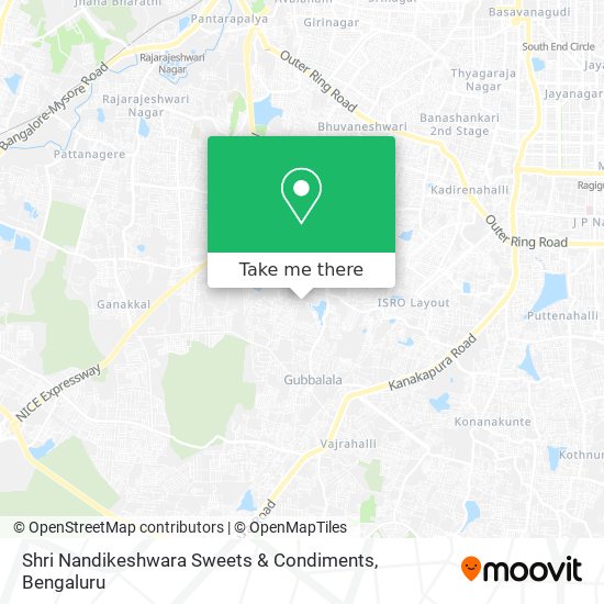 Shri Nandikeshwara Sweets & Condiments map