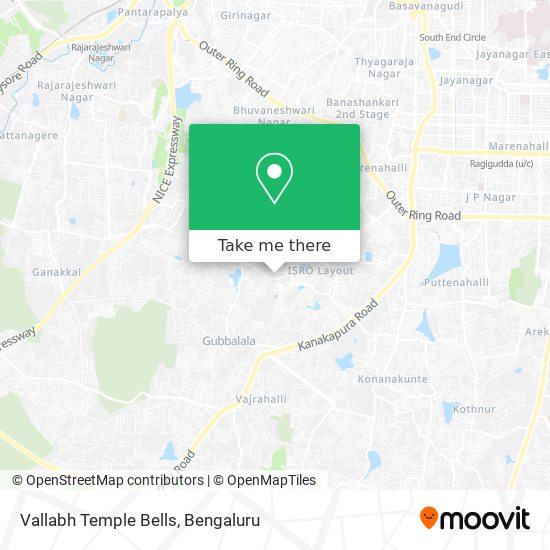 Vallabh Temple Bells map