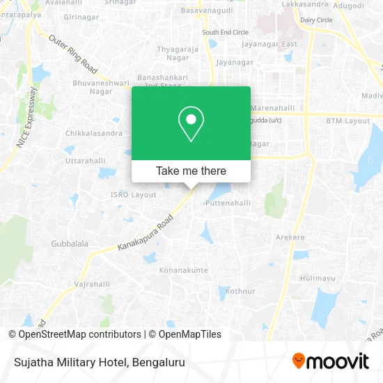 Sujatha Military Hotel map