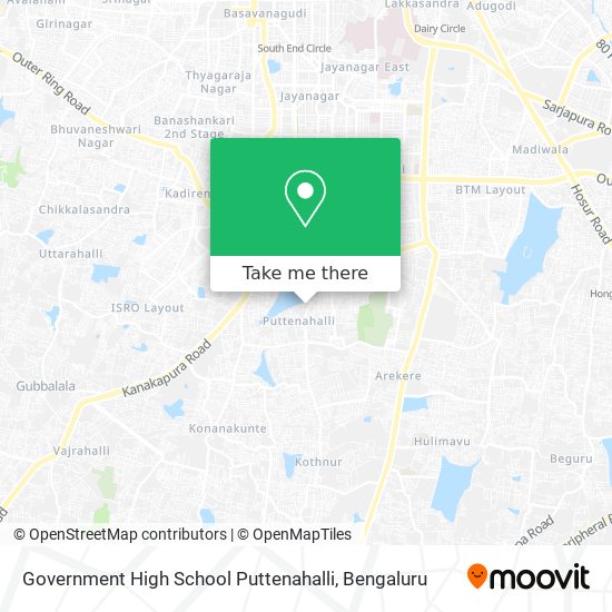 Government High School Puttenahalli map