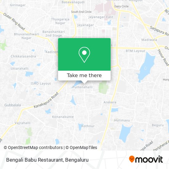 Bengali Babu Restaurant map