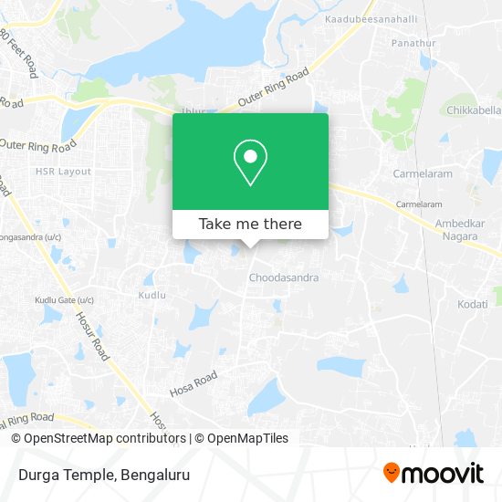 Durga Temple map