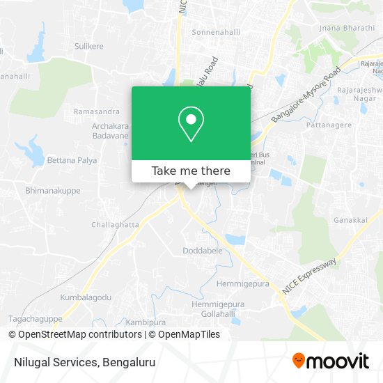 Nilugal Services map