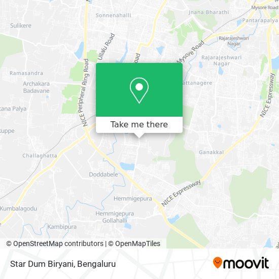 Star Dum Biryani map