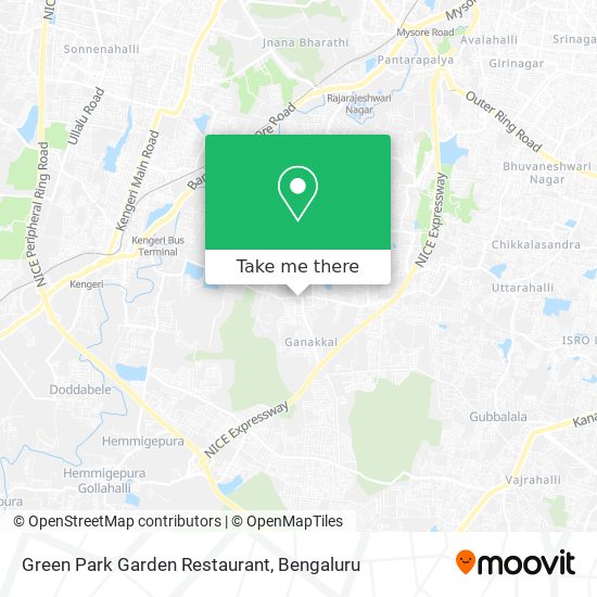 Green Park Garden Restaurant map