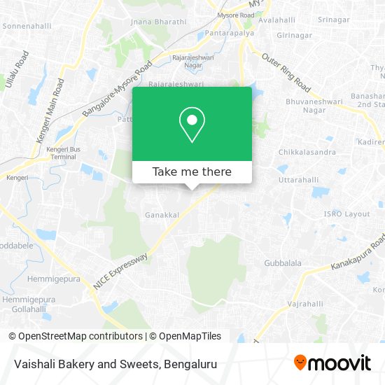 Vaishali Bakery and Sweets map