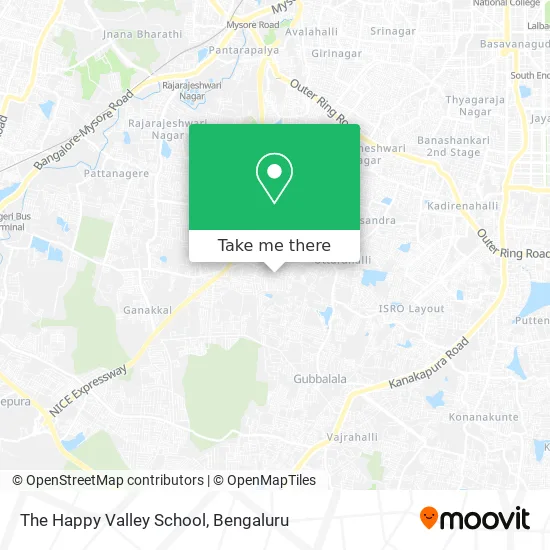 The Happy Valley School map