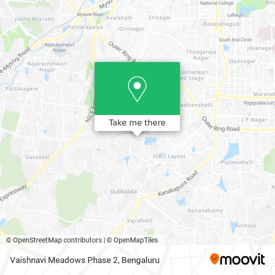 Vaishnavi Meadows Phase 2 map