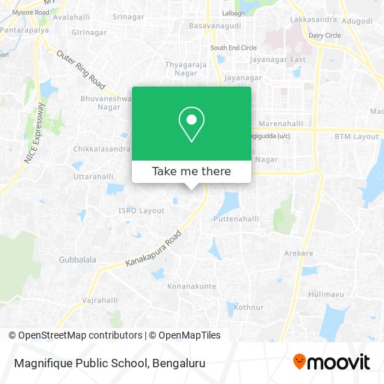 Magnifique Public School map