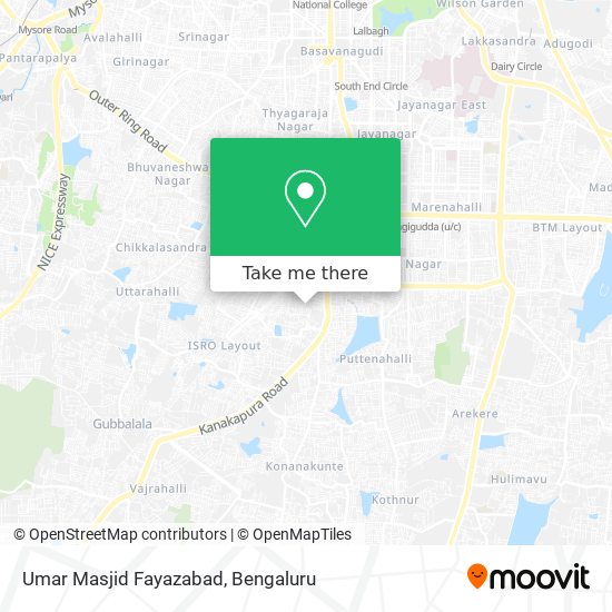 Umar Masjid Fayazabad map