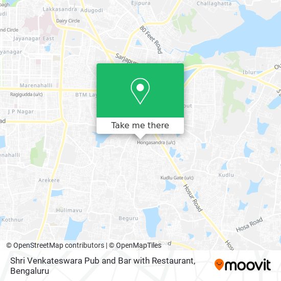 Shri Venkateswara Pub and Bar with Restaurant map