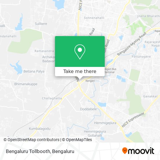 Bengaluru Tollbooth map