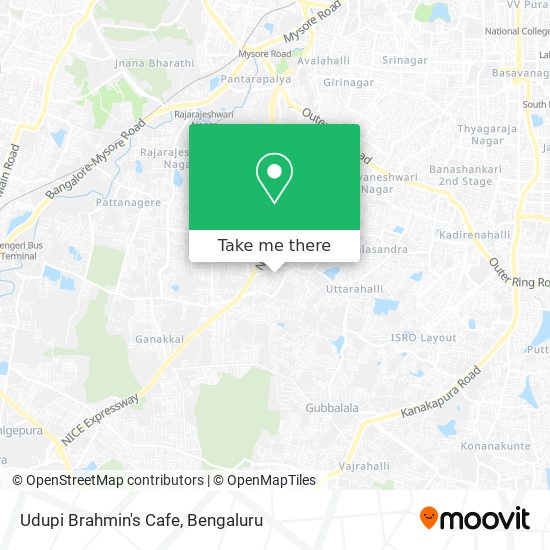 Udupi Brahmin's Cafe map