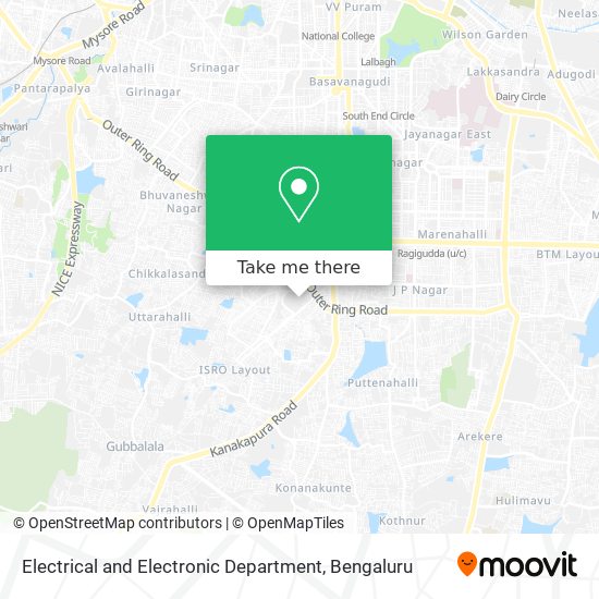 Electrical and Electronic Department map