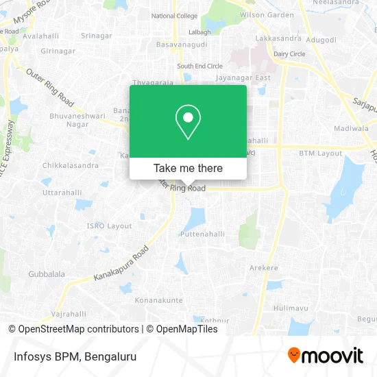 Infosys BPM map