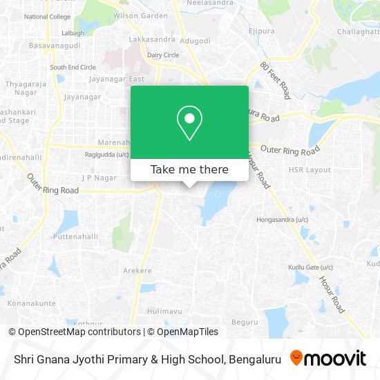 Shri Gnana Jyothi Primary & High School map