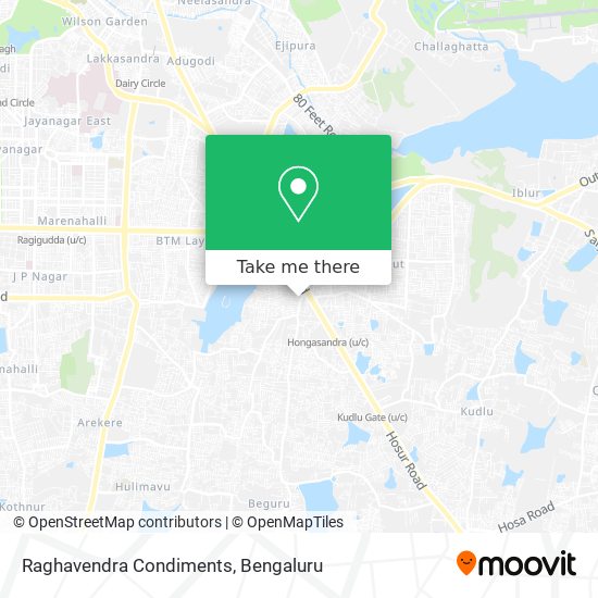 Raghavendra Condiments map