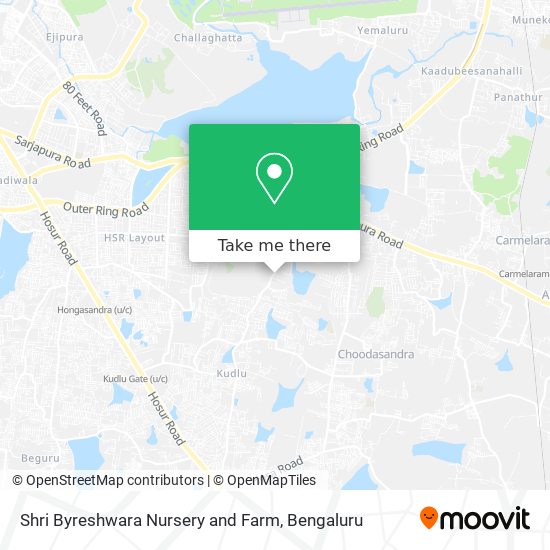 Shri Byreshwara Nursery and Farm map
