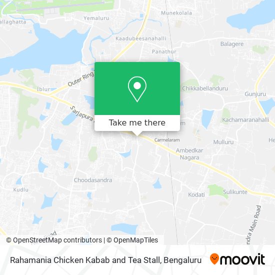 Rahamania Chicken Kabab and Tea Stall map